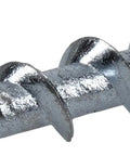 Close-up of the self drilling drywall anchor set 75 pack holds up to fifty pounds in drywall and two hundred pounds in concrete.