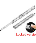 Heavy Duty Full Extension Side Mount Drawer Slides Pair 28 Inch Cold Rolled Steel with locking mechanism for secure storage