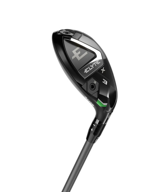 Elyte X Hybrid With Adjustable Heel Toe Weights For Custom Shot Shape, 13g Tungsten And 3g Aluminum Weights Swap For Neutral Or Draw Ball Flight, Optifit 4 Hosel, 5 Hybrid Right Hand Denali 60g Regular.