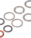 Dope Accessory Pack For Three Quarters Inch Fittings In Red Gray Silver Colors with durable rings for DIY and pro piping systems.