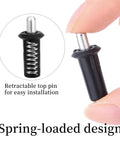 10 Pack Spring Loaded Cabinet Door Repair Pins For Shutters Doors And Windows Durable Plastic And Metal Telescopic Damper Pins