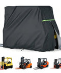 Heavy Duty Forklift Cover For Toyota 7FBCU70 Cushion Tire 2023 To 2026, 420D Oxford Weatherproof shell over forklift.