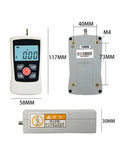 Badass Durable Digital Push Pull Force Gauge Dynamometer with high res display and portable design measuring tension and compression.