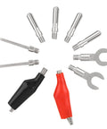 Go To Digital Multimeter Tester AN8009 accessories including probe tips and clips for 16-in-1 multifunctional test line.