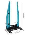 Heavy Duty Bicycle Wheel Truing Stand For 27.5 To 29 Inch Wheels And 140 To 180mm Brake Discs, blue steel frame