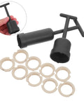 Upgrade Your Home Lighting With This Awesome 24pc G9 Socket Ring Kit Including Shade Adapters And A Solid Removal Tool For Easy Quick Installations That Make Fixtures Look Snazzy And Work Great. 24pc black plastic G9 lamp ring set with removal tool and beige adapter rings