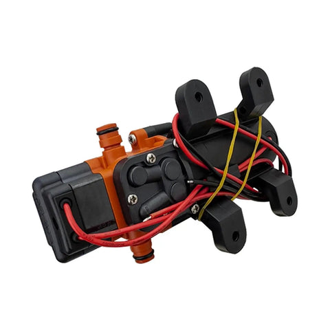 Essential Dc12V Automatic Electric Diaphragm Water Pressure Pump With 40 Psi Max And 3.8Lpm Flow, featuring compact design and wiring.