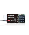 Ultra Compact Four Channel Gyro RC Receiver For Mini Cars With One Time Binding And 2Point4Ghz Long Range Up To About 400m