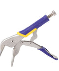 10 Inch Locking Sheet Metal Clamp Duckbill Pliers With Adjustable Screw, Carbon Steel Plated Welding Clamp for Metalworking