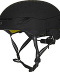 Side view of Ultra Light MIPS Ski Mountaineering Helmet For Snow Sports, Low-Profile Hybrid Shell With Dual-Density EPS, Dirt Black.