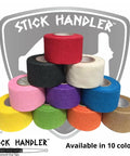 Pro Grade Red Drumstick Grip Tape Delivers Slick Anti Slip Stick Control Crafted From Soft Cotton Gauze Sweat Proof Percussion Gear in ten color rolls.