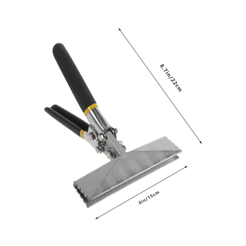 Heavy Duty Hand Seamer For Sheet Metal Bending With Long Reach Pliers And Offset Jaw Flat Plate Design Manual Bending Tool