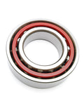 Top Tier Precision Angular Contact Ball Bearings 7002 Series with red polyamide cage for smooth operation and durability.