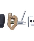 Heavy Duty 800A Grounding Brass Welding Clamp With Rubber Sleeve And Large 32mm Opening for secure earth connections and tools.