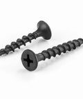 Black Drywall Screws Kit Size 6 With Phillips Head Coarse Thread Fasteners For Drywall Wood Slate Iron Construction Self Tapping