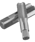 Super Cool 2 Piece Npt Pipe Tap Set For Fast Thread Repair On 1/2 And 3/4 Inch Water Pipes With Heavy Duty Carbon Steel Hand Tool Kit To Fix Damaged Plumbing Lines Quick And Easy, carbon steel taps