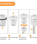 Installation steps for 20 Pcs Cable Gland Kit PG7 PG9 PG11 PG13.5 PG16 Waterproof Adjustable Conduit Connectors Grey Plastic