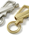 Silver and gold 2 Pack Permanent Match Lighters With Multitool Keychain And Bottle Opener For Camping And Hiking, Refillable Metal Fire Starters