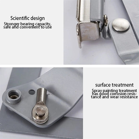 Soft Close Pneumatic Door Hinge Set For Heavy-Duty Wooden And Aluminum Doors, showing scientific design and surface treatment