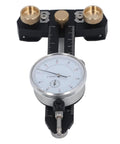 Dead Nuts Accurate Thin Rip Jig For Table Saw And Band Saw Rock Solid Aluminum Woodworking Guide with dial gauge, precise measurements, and dual scale.