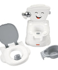 Interactive Toddler Potty Training Seat Helps Kids Breeze Through Daily Training With Realistic Flush Sounds catchy potty seat with removable ring.