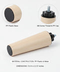 Conical Furniture Leg Replacement Kit With M8 Thread, Easy Tool-Free Install for Sofa, PP and Metal, 5.9 x 2.2 inches, 1 Pack
