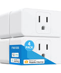 Pack of 4 Smart Plug Mini With HomeKit Siri Alexa App Control Timers Energy Saving No Hub Needed 15A 2.4G WiFi Outlets