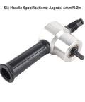 Beefy Dual Head Metal Nibbler Drill Attachment For Precise Sheet Metal Cutting And Machining Versatile Nibbler Cutter Side View