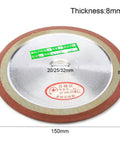 Diamond Grinding Wheel Cutting Disc With Resin Bond, 150 Grit, 150x13mm Bore, 150mm diameter, 8mm thickness