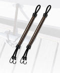 2 Pack Bungee Dock Line For Key West 250 BR Mooring Rope Elastic Shock Absorbing Docking Cord 22 Inch Long With Clip
