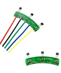 120 Degree Hall Effect Sensor Circuit Board With Aluminum Housing For Electric Bikes And Scooters Replacement Motor Hall Sensor Plate