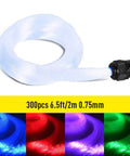 Kick Your Home Decor Game With Top Tier RGBW End Glow Fiber Optic Cable Bundle Featuring Flexible Plastic Yarns. 300pcs of 6.5ft cables.