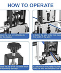 Effortless Wire Stripping Machine Dual Drive Wire Stripper Tool Drill Powered And Hand Crank for Scrap Copper recycling operation guide