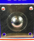 Front view of 440 lbs Load capacity Flange Ball Transfer Bearing Unit - Surface Bearing with visible mounting holes