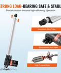 Linear actuator 12V, 16-inch heavy-duty; aluminum alloy tube, high-torque motor, mounting bracket