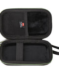 Open Rugged EVA Golf GPS Case For Izzo Swami Max Handheld Unit with mesh pocket and strap, waterproof and shockproof.