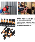 Premium 20 Piece Hex Bit Set With Magnetic Alloy Steel Screwdriver Bits For Furniture Assembly And Automotive Maintenance Featuring 1/4 Inch Hex Shank Metric And Imperial Drill Kit That Is Totally Awesome, 1/4in magnetic S2 alloy steel hex bits for drill and screwdriver