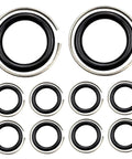Super Cool 1/2 Inch Impact Wrench Ring Sets With O Ring Tool For Quick Install And Easy Maintenance, retaining rings shown in various sizes.
