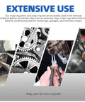 Close-up of Do-It-Yourself Ready Circlip And E-Clip Kit With Snap Ring Plier Set And Tweezer in machining use, 312Pcs 65Mn Steel.