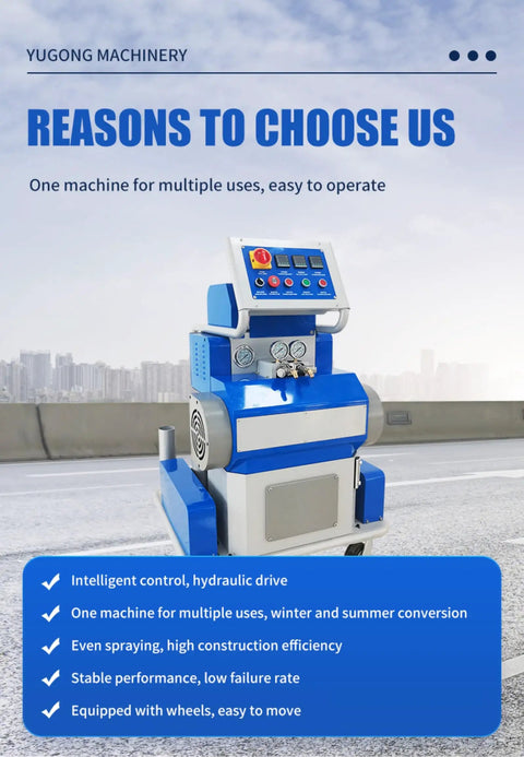 Compact Portable Spray Foam Machine For Polyurethane Insulation Projects Commercial Grade Equipment with display and features visible.