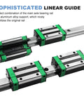 HGR20 Linear Guide Rail Kit With 2 Rails And 4 HGH20CA Blocks 700mm Long Anti Rust Bearings Pro Grade CNC Parts For Auto Printers And DIY CNC Machines linear rail with four blocks