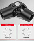 Heavy Duty 96mm Single Three Quarters Inch Round U Joint Shaft Black Steering Joint Universal Joint Coupler Chrome Steel Automotive OEM Matched Fit for Durable Steering Linkage and Smooth Operation