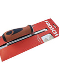 Stainless Steel U-Notch Tile Trowel 3/4 By 9/16 Inch Heavy Duty Construction With Comfort Grip Handle on red packaging