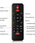 Remote control for Galaxy Projector Night Light For Bedroom And Parties With Bluetooth Speaker, labeled buttons for functions