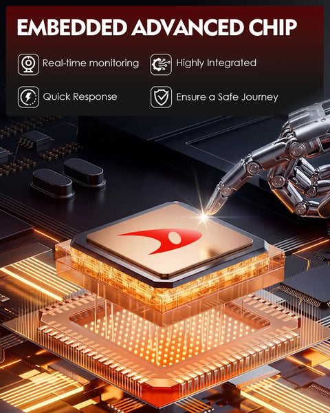 Embedded advanced chip for real-time monitoring and quick response in Straight Up Dead Simple Setup With Tpms Sensor For Dodge Ram 1500 433Mhz Preprogrammed Auto Relearn Oe 68293199AA Zero Hassle Tire Pressure Monitor 2019 To 2026.