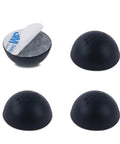 High Grade Silicone Audio Isolation Bumpers Four Pack To Slash System Vibes And Dial In Tight Bass For Amps And Decks Featuring Hella Grip Adhesive Backing For A Rock Solid Rig, 1.2 inch black pads.