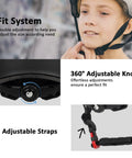 Lightweight Multi Sport Helmet With Hard Abs Shell And Shock Absorbing Foam For Bicycle Skateboard Scooter Roller Skating Adjustable