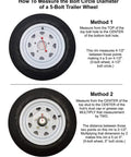 Beefy Five Bolt On Four And A Half Inch Hub Assembly With Flanged Tapered Spindle From One And Three Eighths Inches To One And One Sixteenths Inches And Bearings Included For Heavy Duty Trailer And Vehicle Hub Performance, 5-bolt wheel diagram