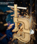 Top Notch 500 Amp Brass Grounding Clamp G-Shape For Welders with durable design for heavy-duty welding tasks.