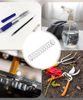 Six Pack 304 Stainless Steel Compression Springs 1.6mm Wire Diameter 18mm Outer Diameter 100mm Length Rustproof Ballpoint Pen Pressure Springs For DIY Home And Shop Repairs